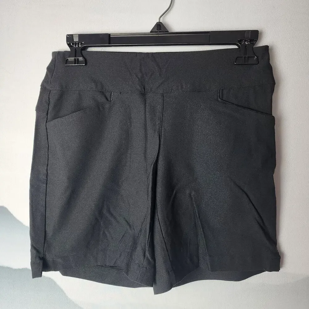 Lady Hagen Black Tummy Control 7'' Golf Shorts | Women's S